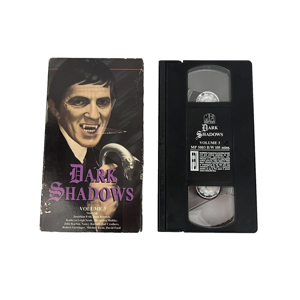 DARK SHADOWS VOLUME 3 VHS MOVIE TV HORROR SUSPENSE VAMPIRE WEREWOLF